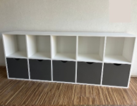 Cubbies - Painted with painted fronts